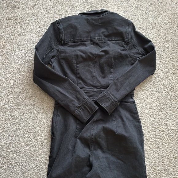 Madewell Women's Black Denim Jumpsuit size 0 - Picture 9 of 10